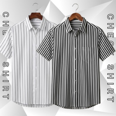 HALF SLEEVE CHAK SHIRT 2 COMBO