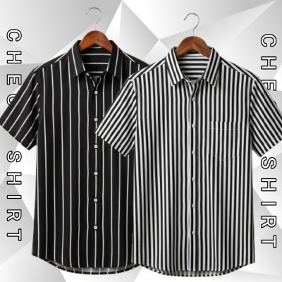 HALF SLEEVE CHAK SHIRT 2 COMBO