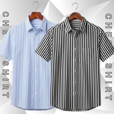 HALF SLEEVE CHAK SHIRT 2 COMBO