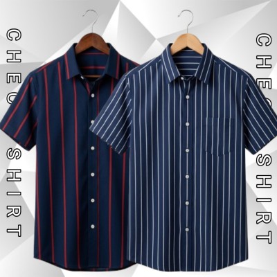 HALF SLEEVE CHAK SHIRT 2 COMBO