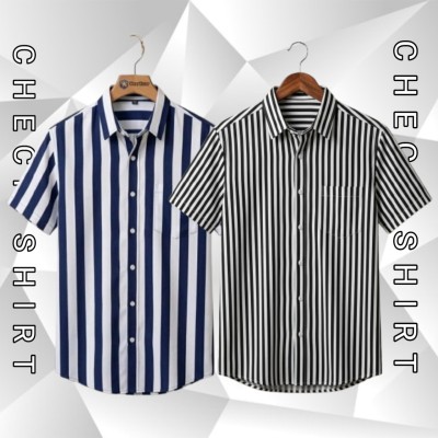 HALF SLEEVE CHAK SHIRT 2 COMBO