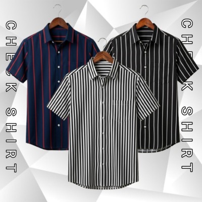 HALF SLEEVE CHAK SHIRT 3 P COMBO