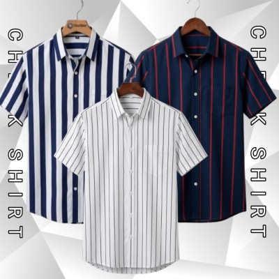 HALF SLEEVE CHAK SHIRT 3 P COMBO