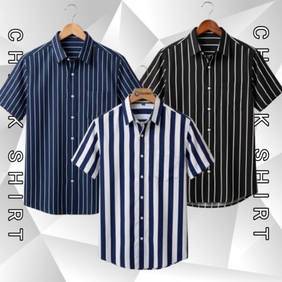 HALF SLEEVE CHAK SHIRT 3 P COMBO