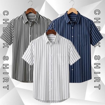 HALF SLEEVE CHAK SHIRT 3 P COMBO