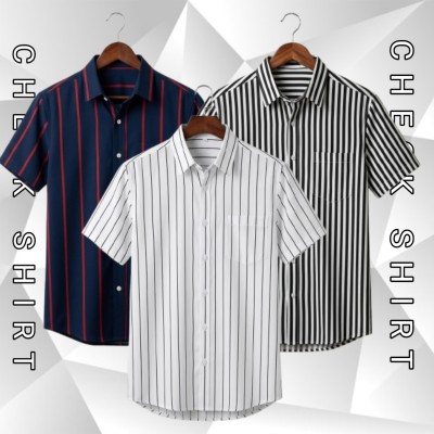 HALF SLEEVE CHAK SHIRT 3 P COMBO