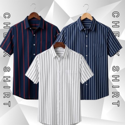 HALF SLEEVE CHAK SHIRT 3 P COMBO