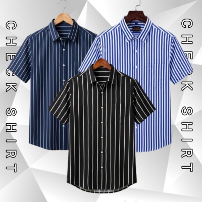 HALF SLEEVE CHAK SHIRT 3 P COMBO