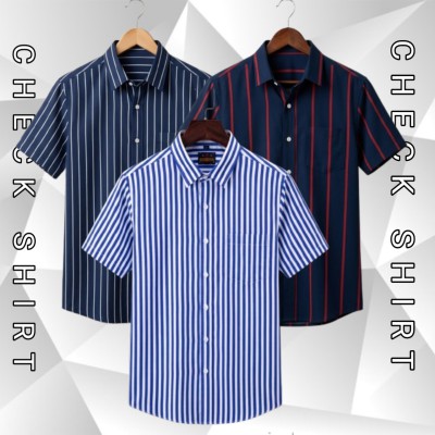 HALF SLEEVE CHAK SHIRT 3 P COMBO