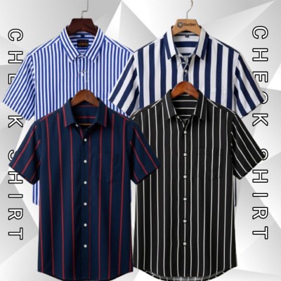 HALF SLEEVE CHAK SHIRT 3 P COMBO