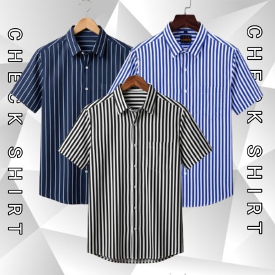 HALF SLEEVE CHAK SHIRT 3 P COMBO