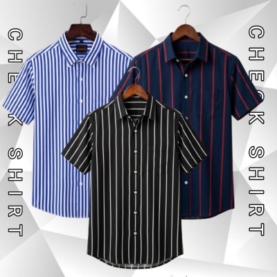 HALF SLEEVE CHAK SHIRT 3 P COMBO