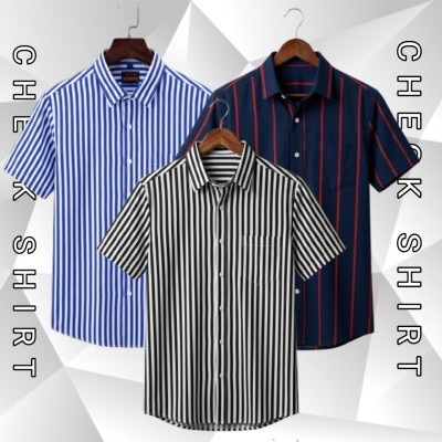 HALF SLEEVE CHAK SHIRT 3 P COMBO